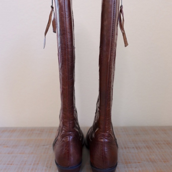 Born Byrne Brown Western Boot Size 6.5M - Picture 8 of 13